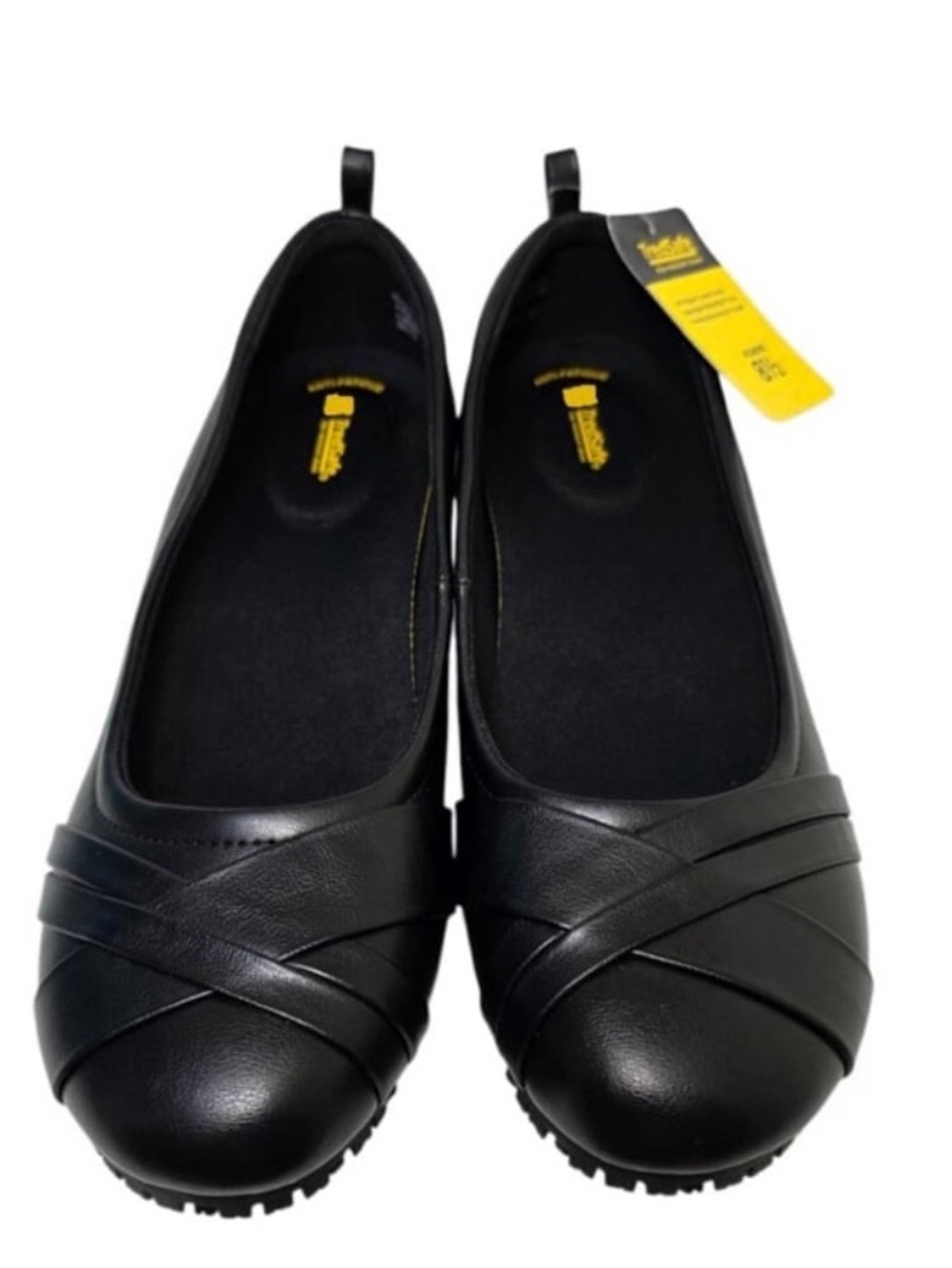 Tredsafe Women's Lightweight Slip-On Black Shoes Oil & Slip Resistant NWT 9